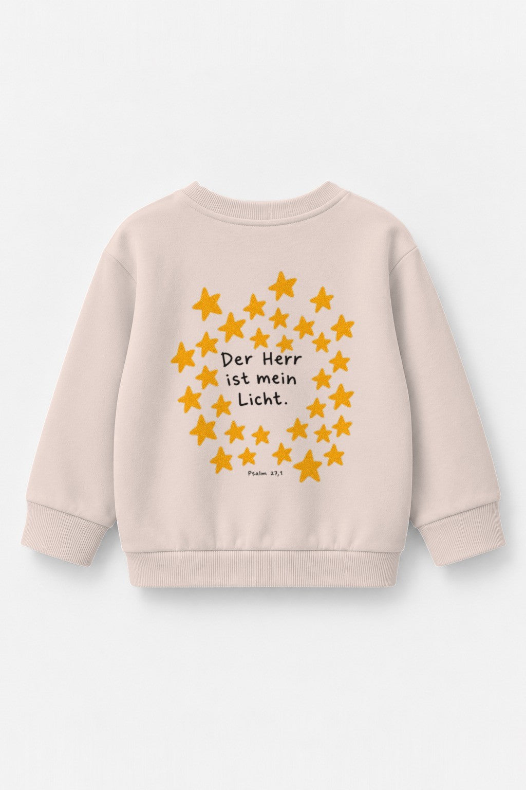 Kinder-Sweater „Der Herr ist mein Licht“ in Rosa