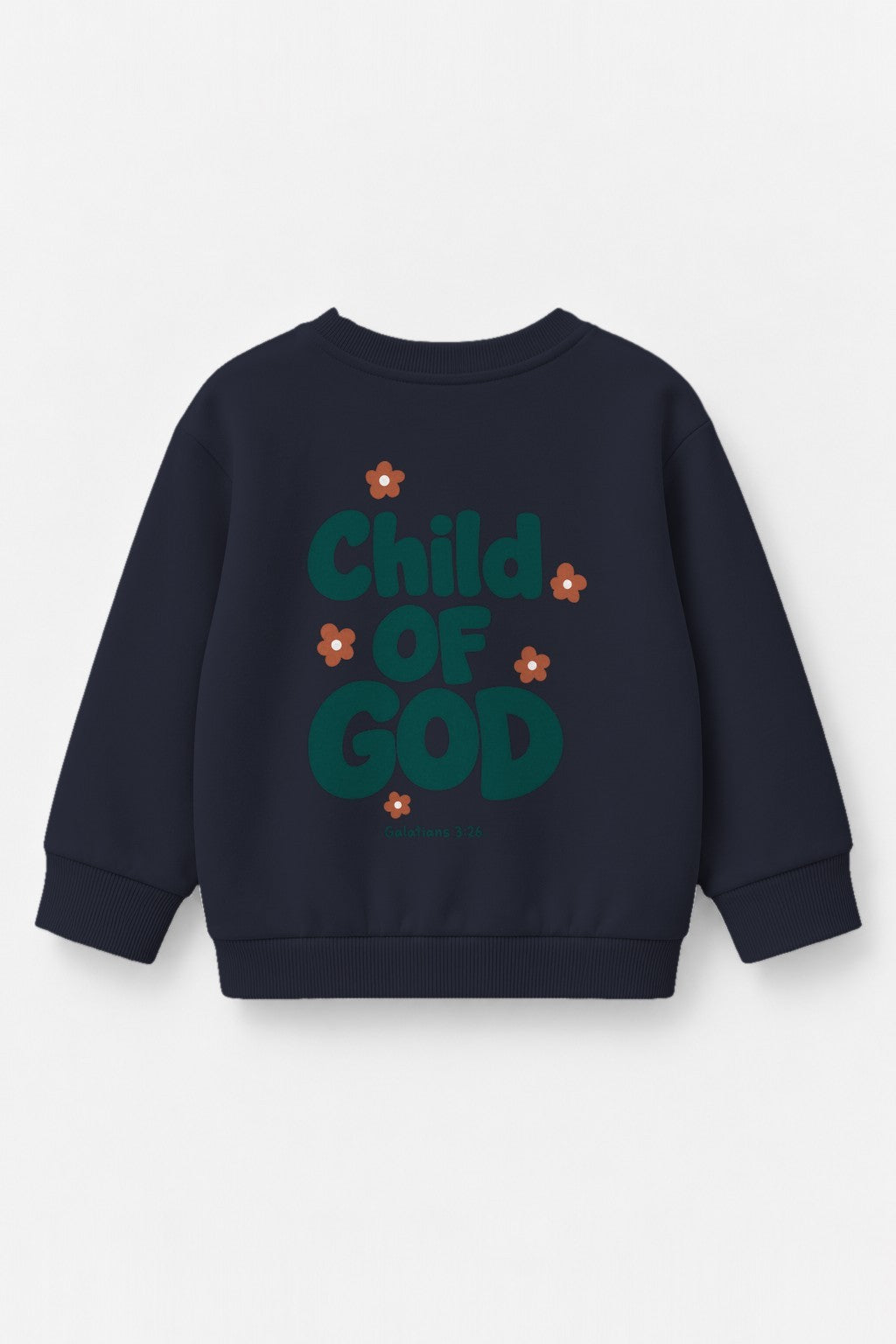 Kinder-Sweater „Child of God (Grün)“ in Navy