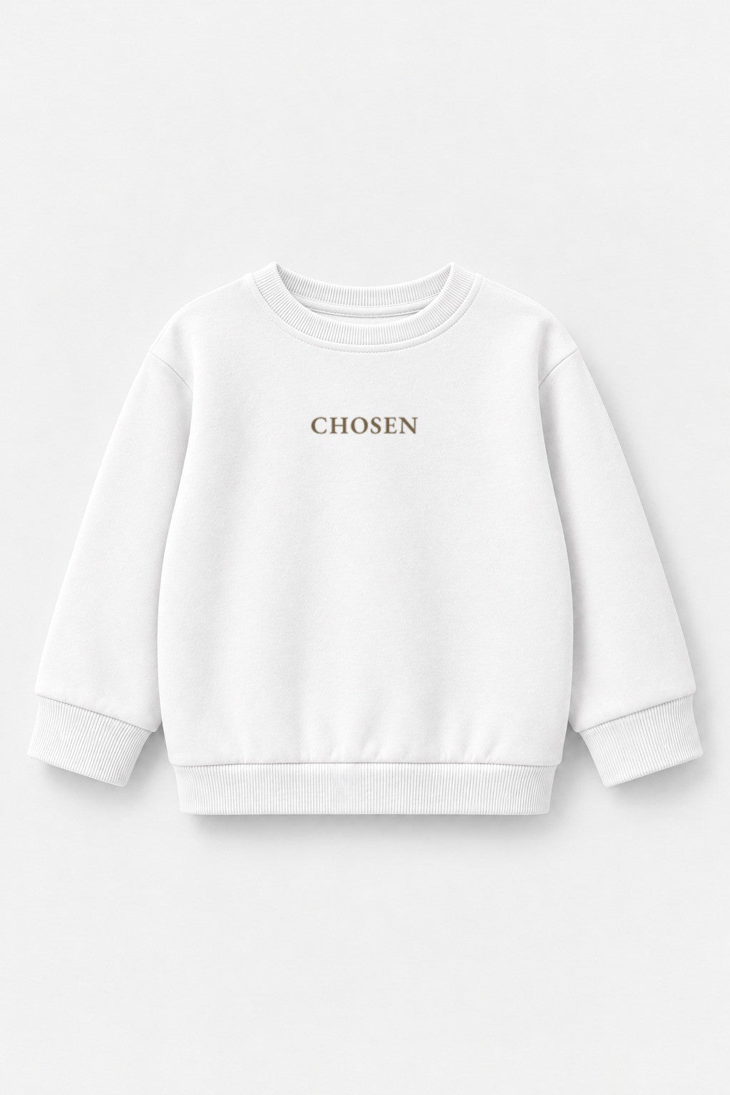 Kinder-Sweater „Chosen (Classic)“ in Weiß