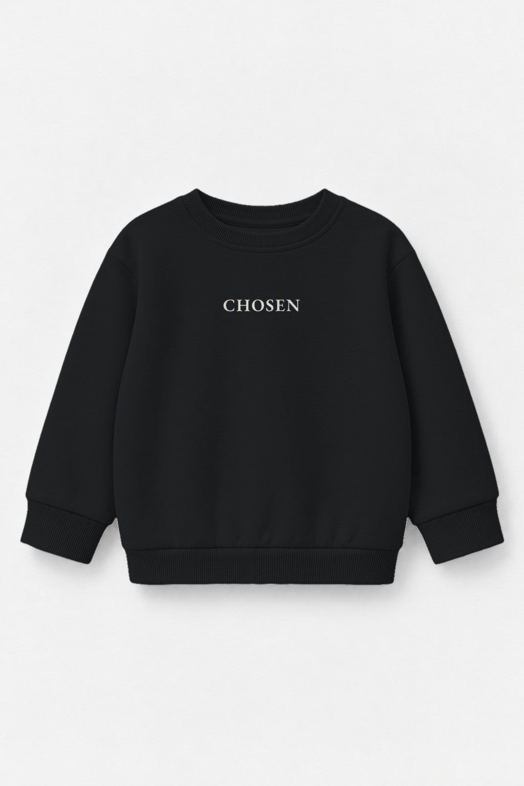 Kinder-Sweater „Chosen (Classic)“ in Schwarz