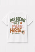 Kinder T-Shirt „Der Herr ist mein Hirte“ in Weiß