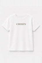 Kinder T-Shirt „Chosen (Classic)“ in Weiß