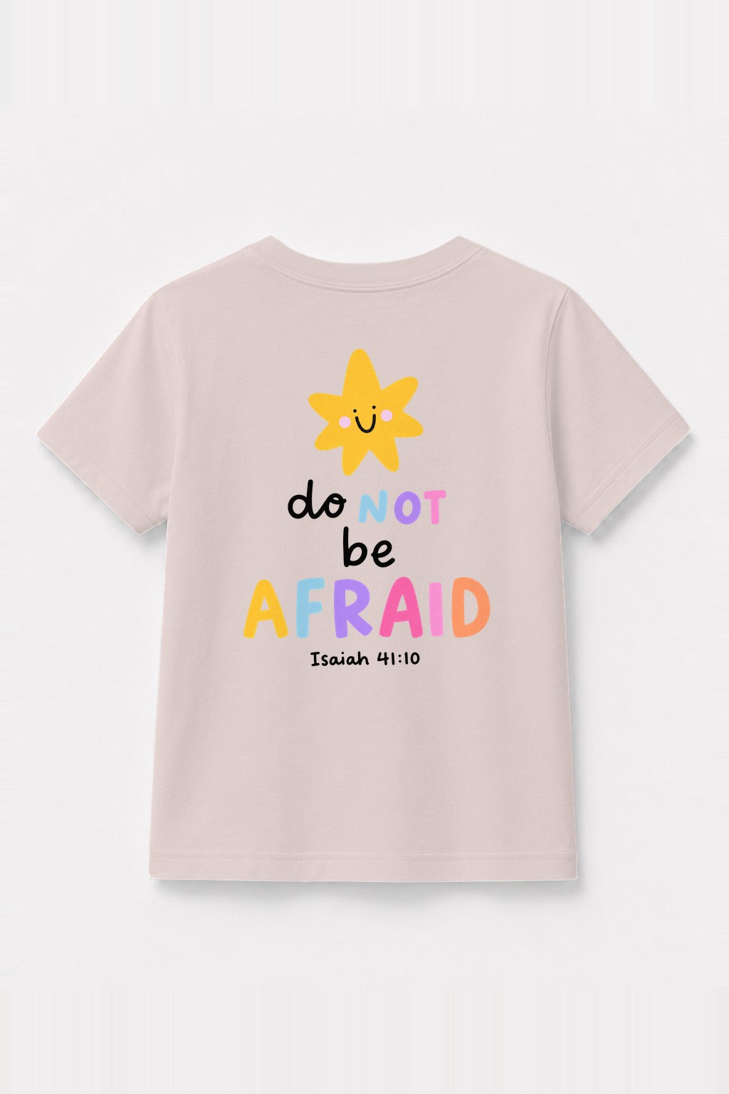 Kinder T-Shirt „Do not be afraid“ in Rosa