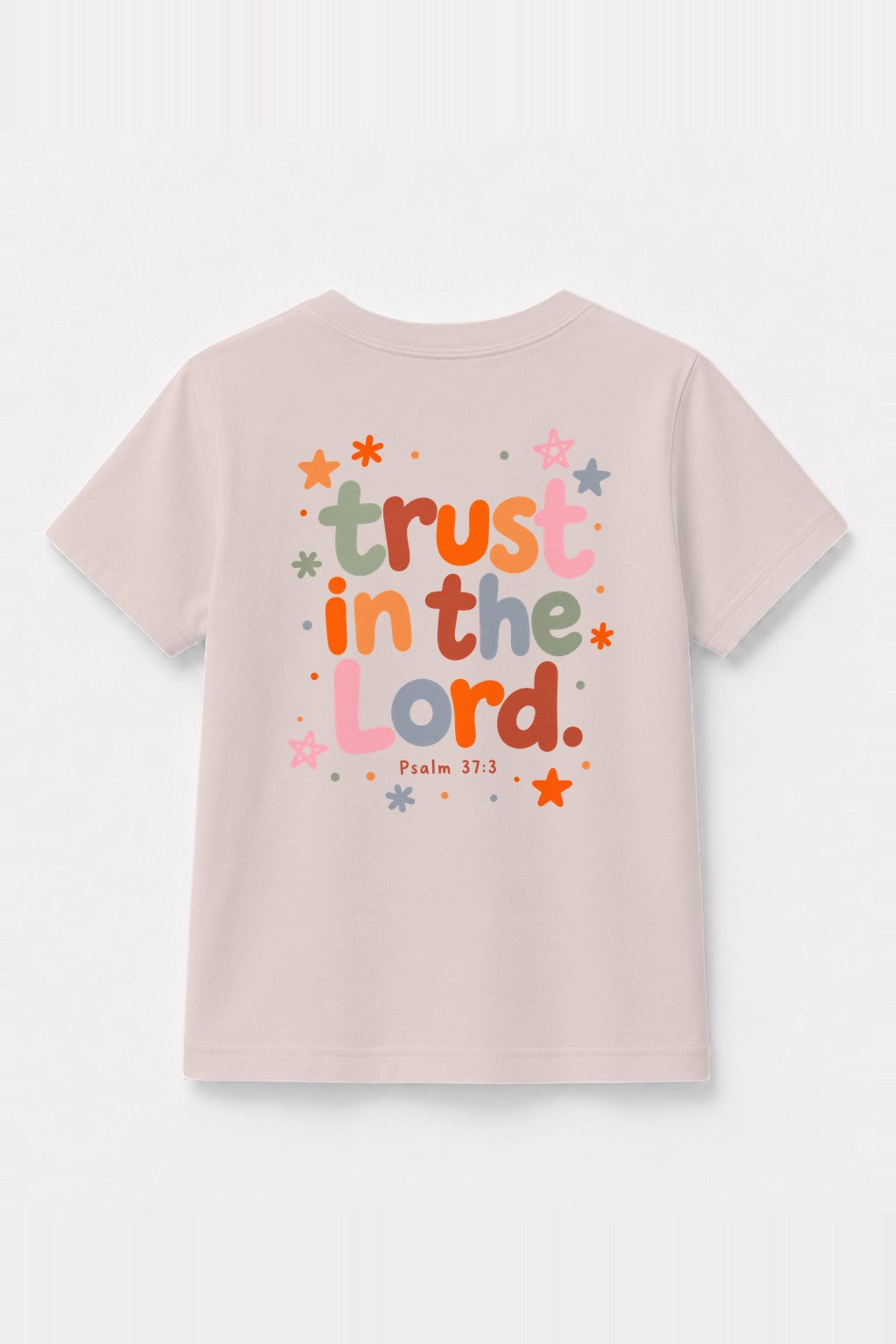 Kinder T-Shirt „Trust in the Lord“ in Rosa