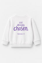 Already chosen. Kinder-Sweater in Weiß