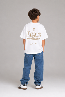 Brave because He is with me T-Shirt