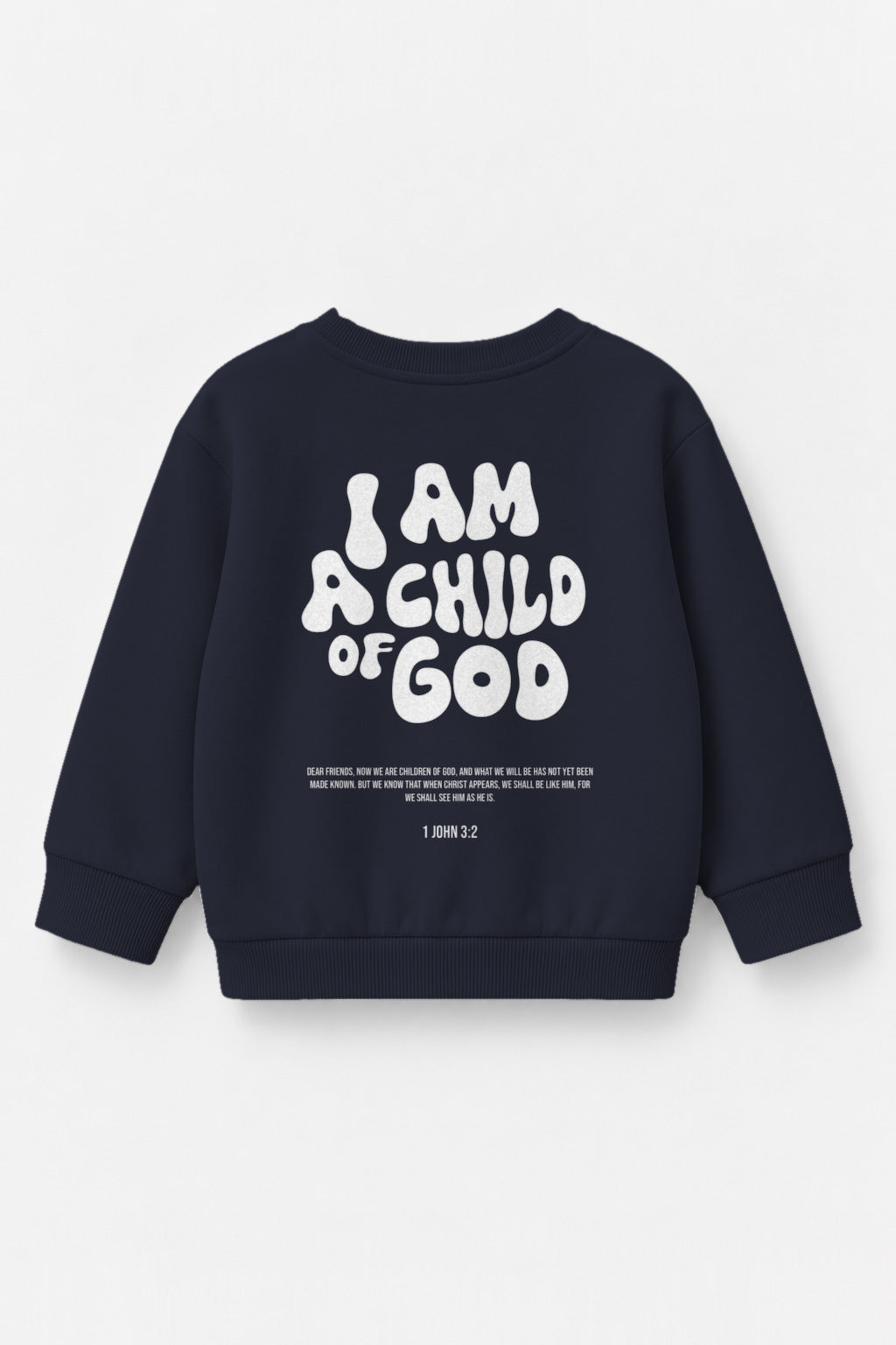 Child of God Kinder-Sweater in Navy