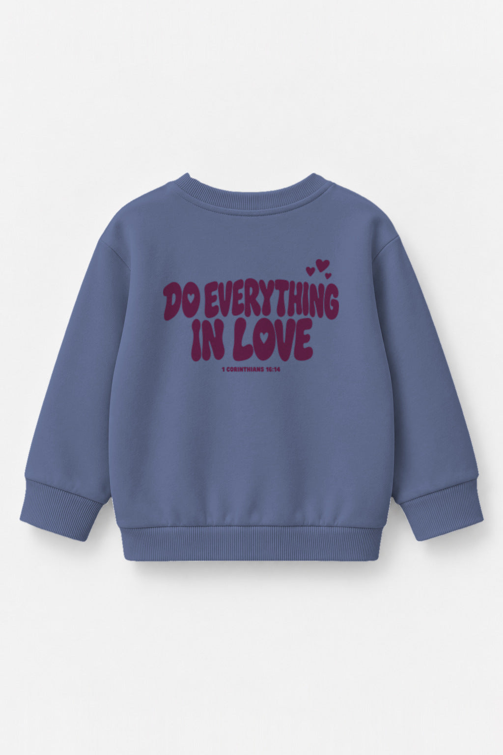 Do everything in love Kinder-Sweater in Blau