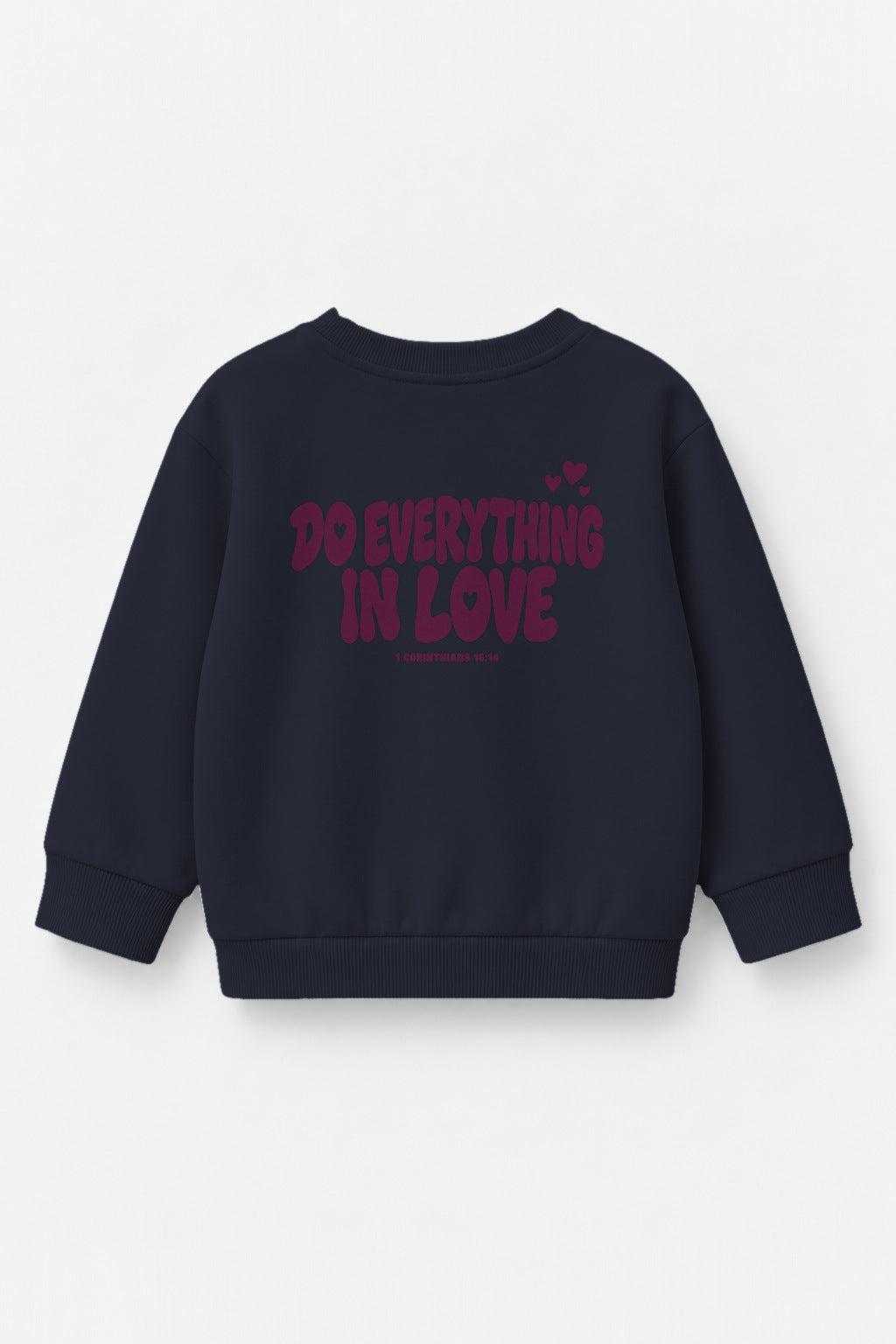 Do everything in love Kinder-Sweater in Navy