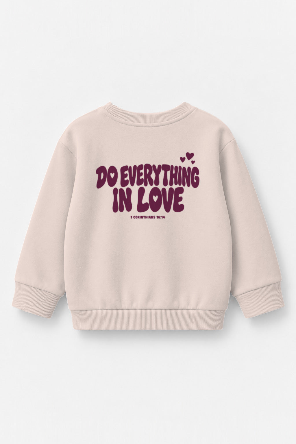 Do everything in love Kinder-Sweater in Rosa