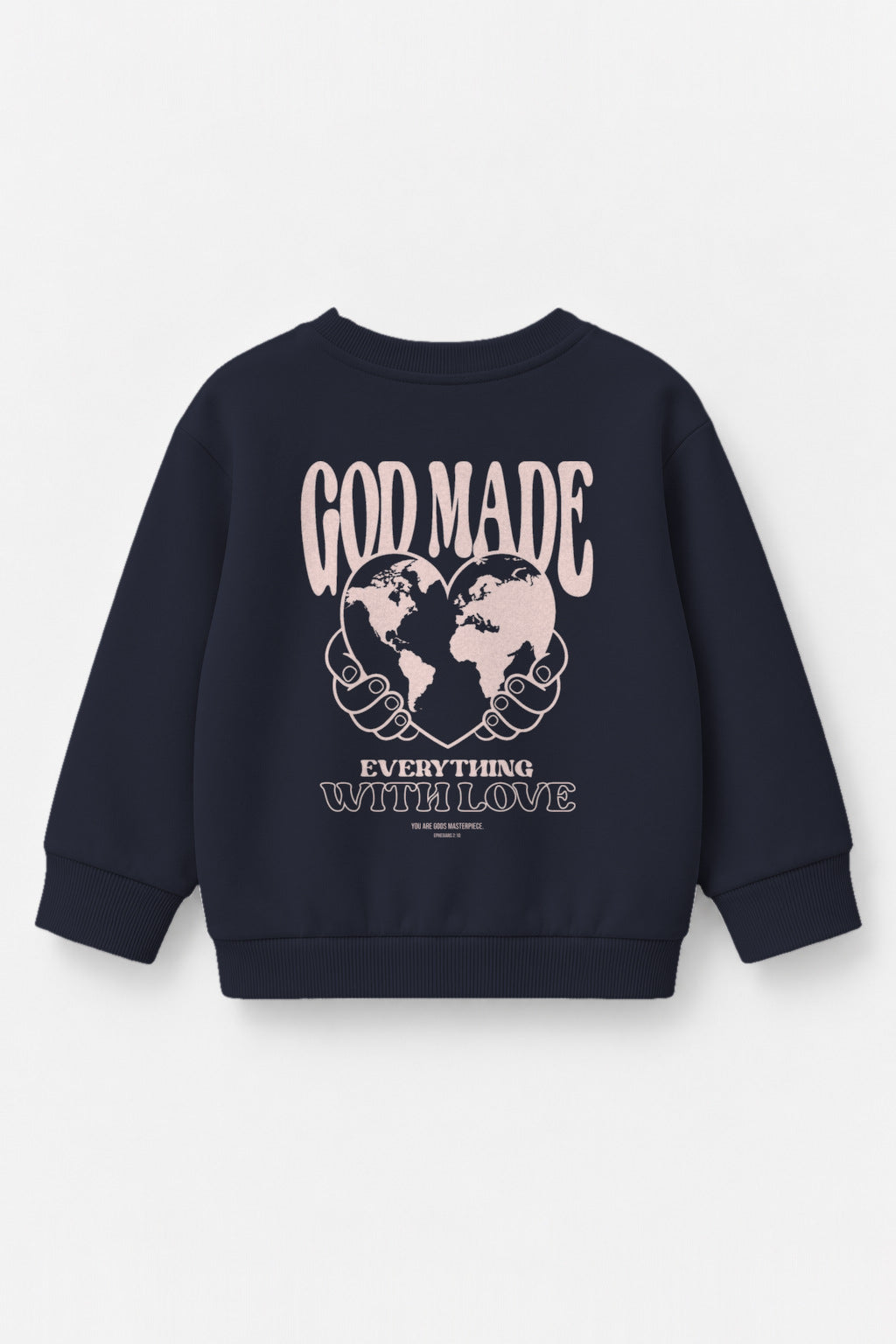 God made Kinder-Sweater in Navy