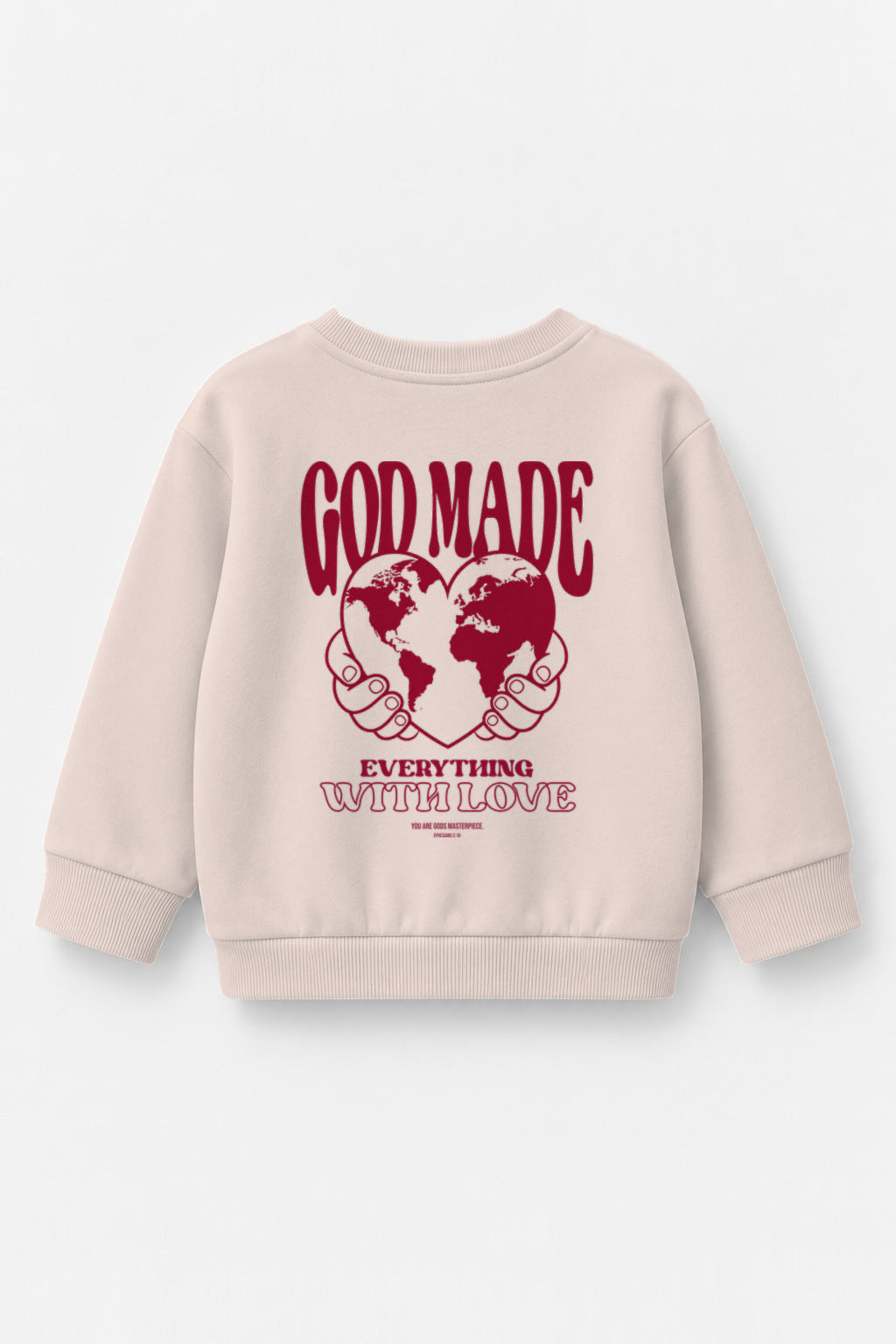 God made Kinder-Sweater in Rosa