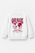 God made Kinder-Sweater in Weiß