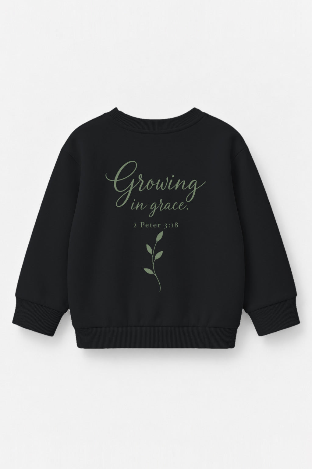 Grow in grace Kinder-Sweater in Schwarz