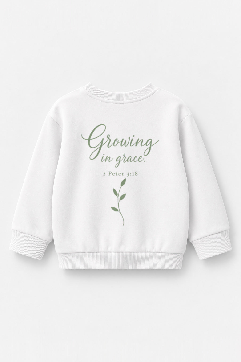 Grow in grace Kinder-Sweater in Weiß