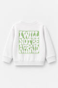 I will not be afraid Kinder-Sweater in Weiß