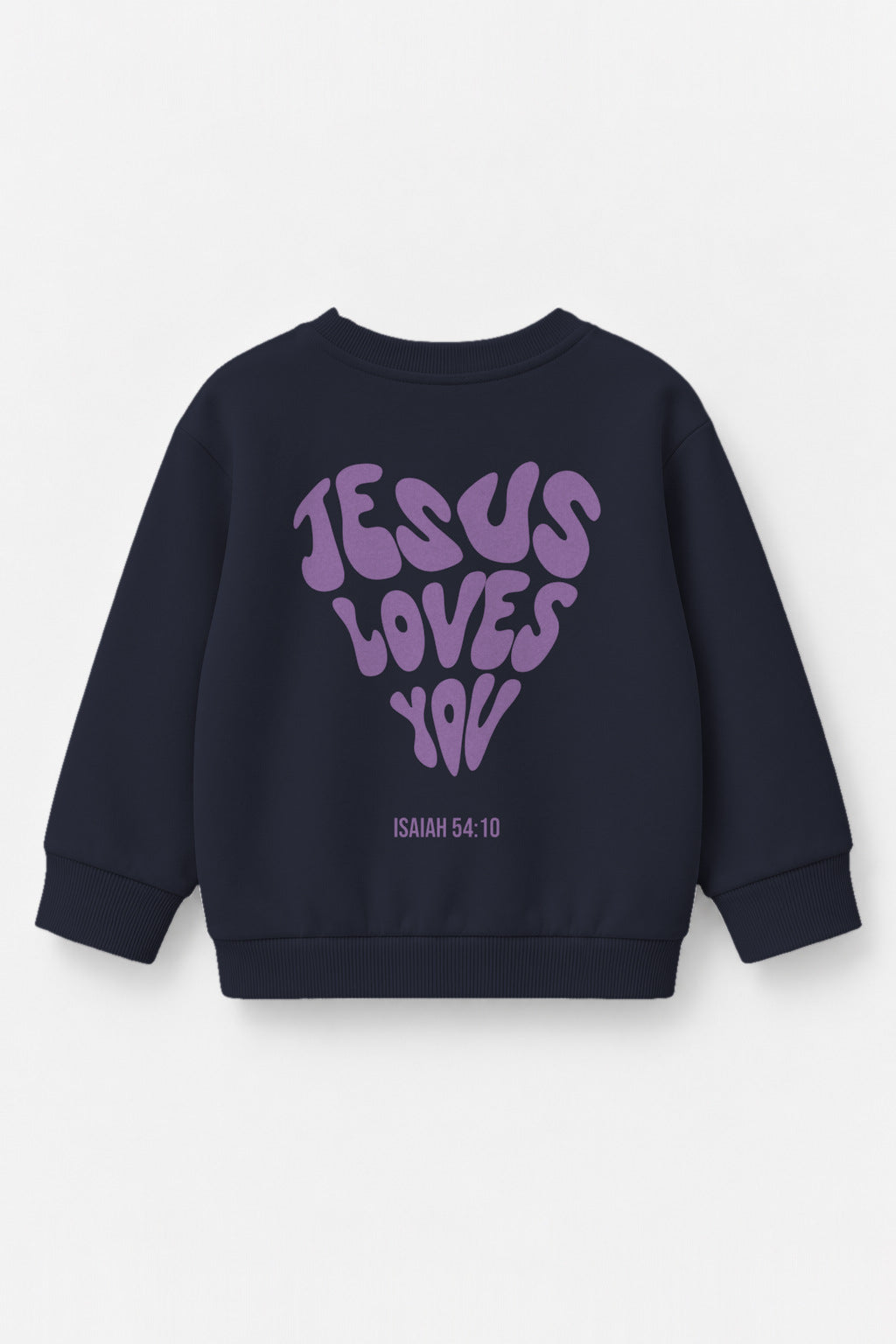 Jesus loves you Kinder-Sweater in Navy