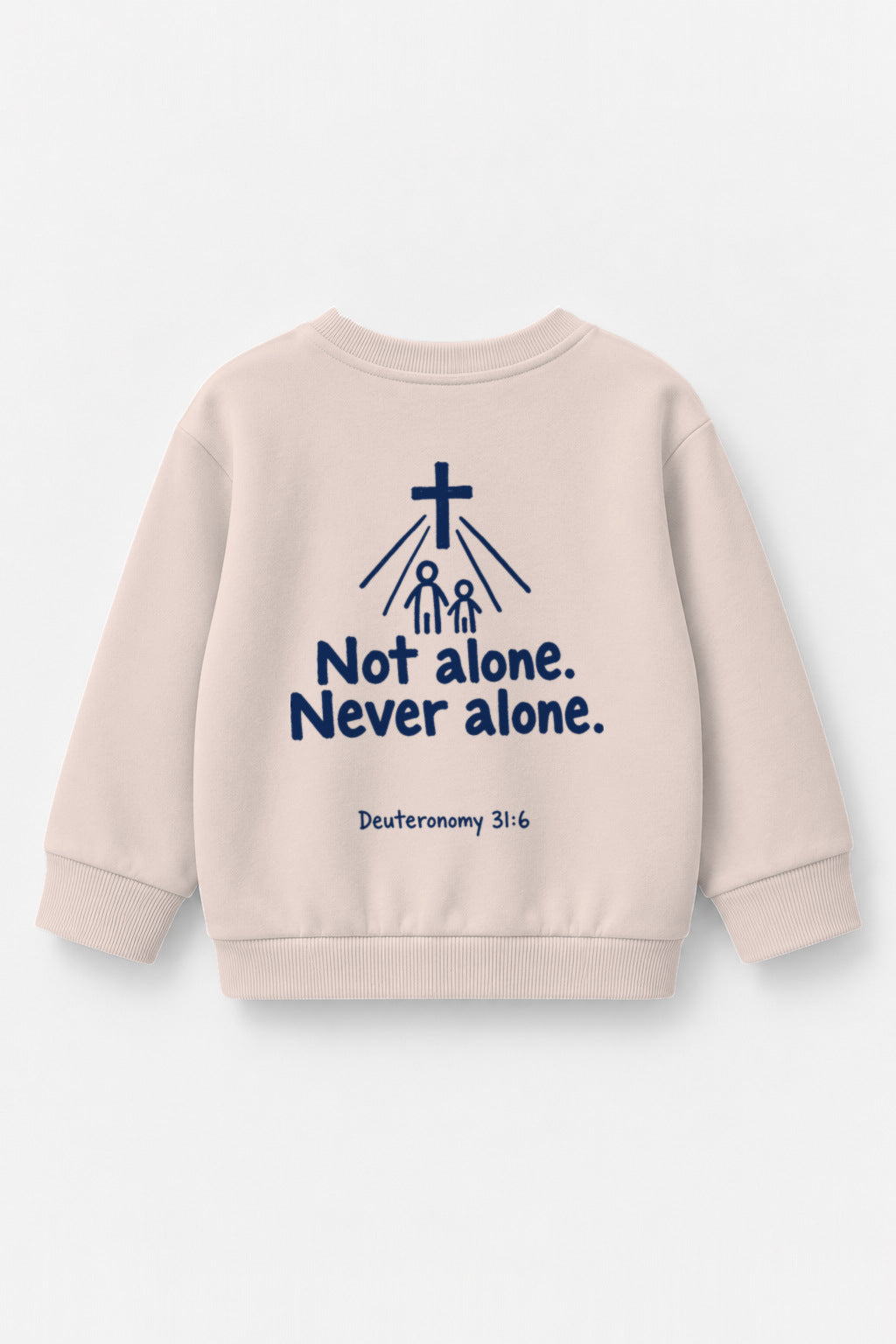 Not Alone. Never Alone. Kinder-Sweater in Rosa