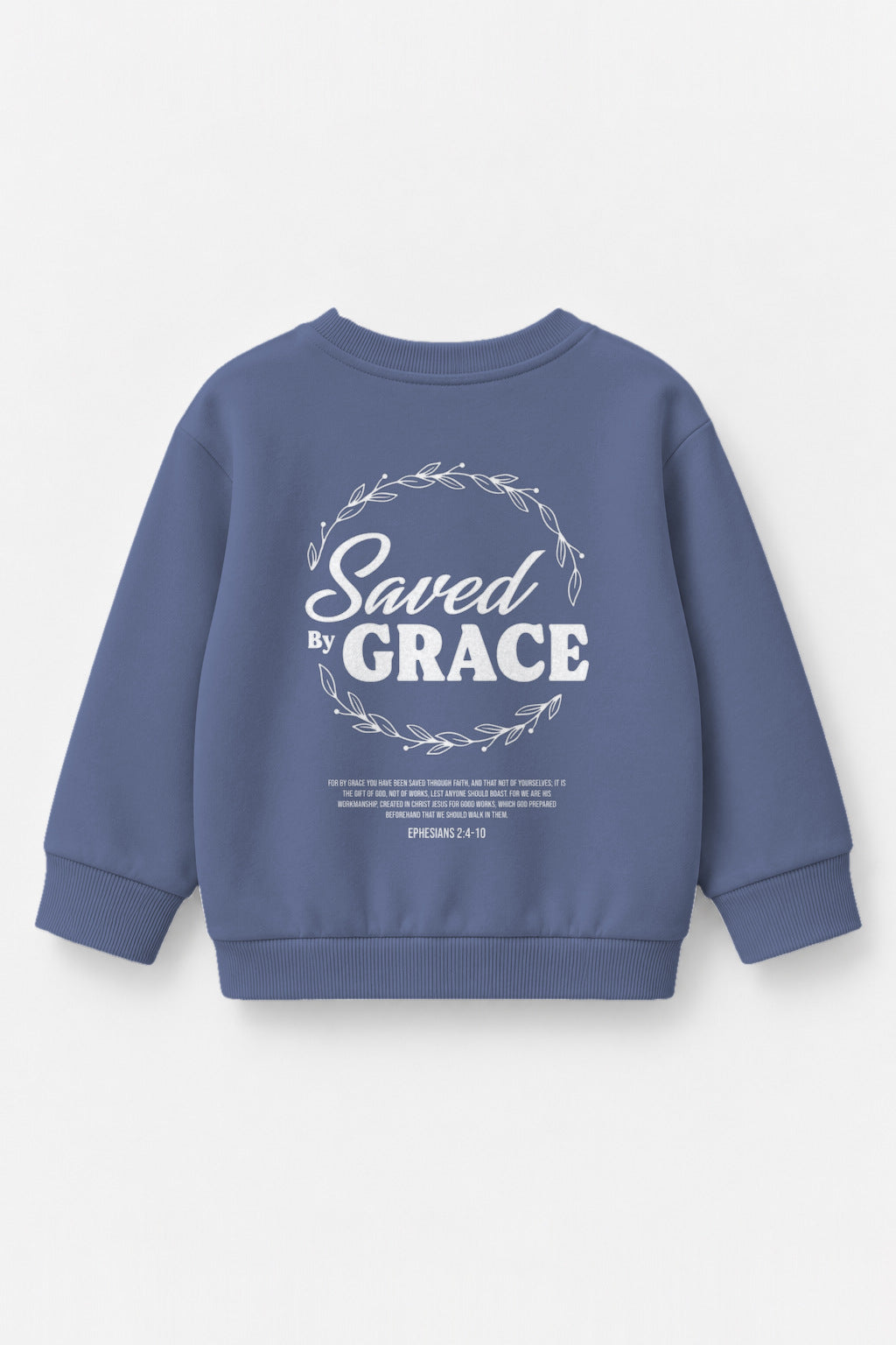 Saved by Grace Kinder-Sweater in Blau