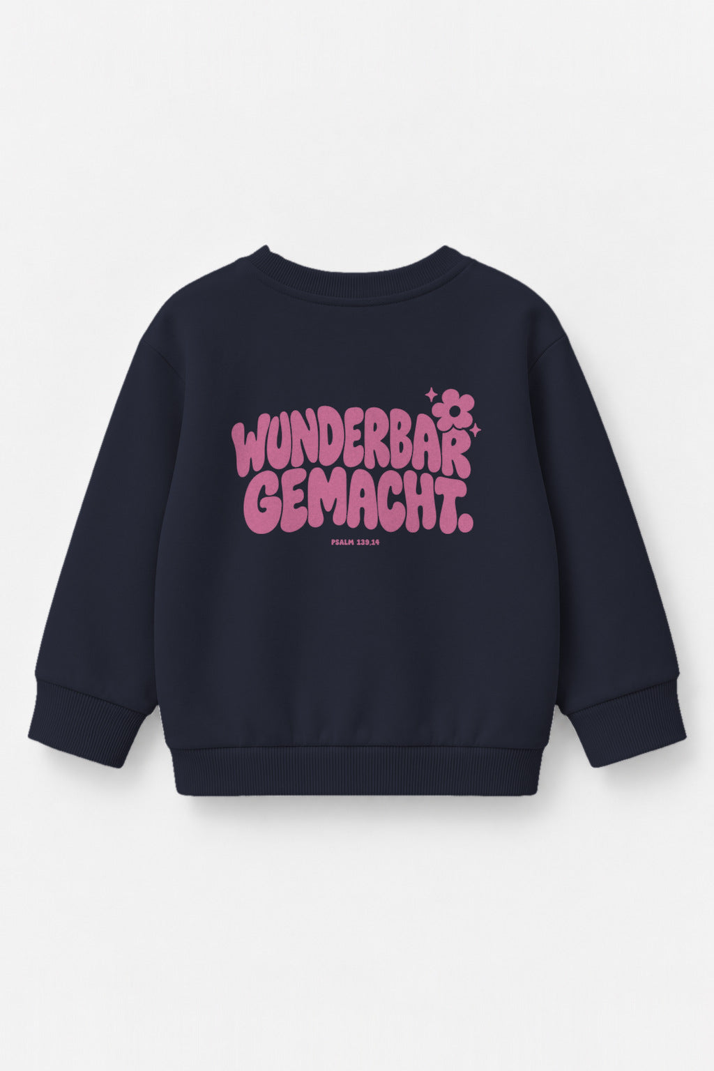 Wunderbar gemacht. Kinder-Sweater in Navy