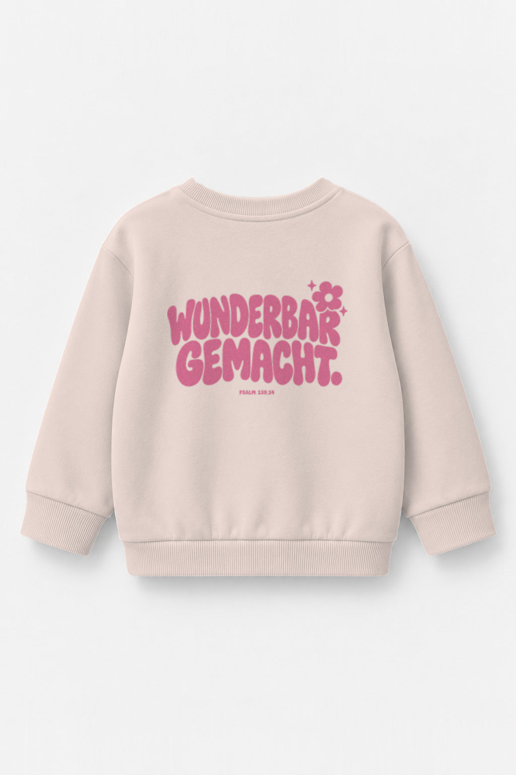 Wunderbar gemacht. Kinder-Sweater in Rosa