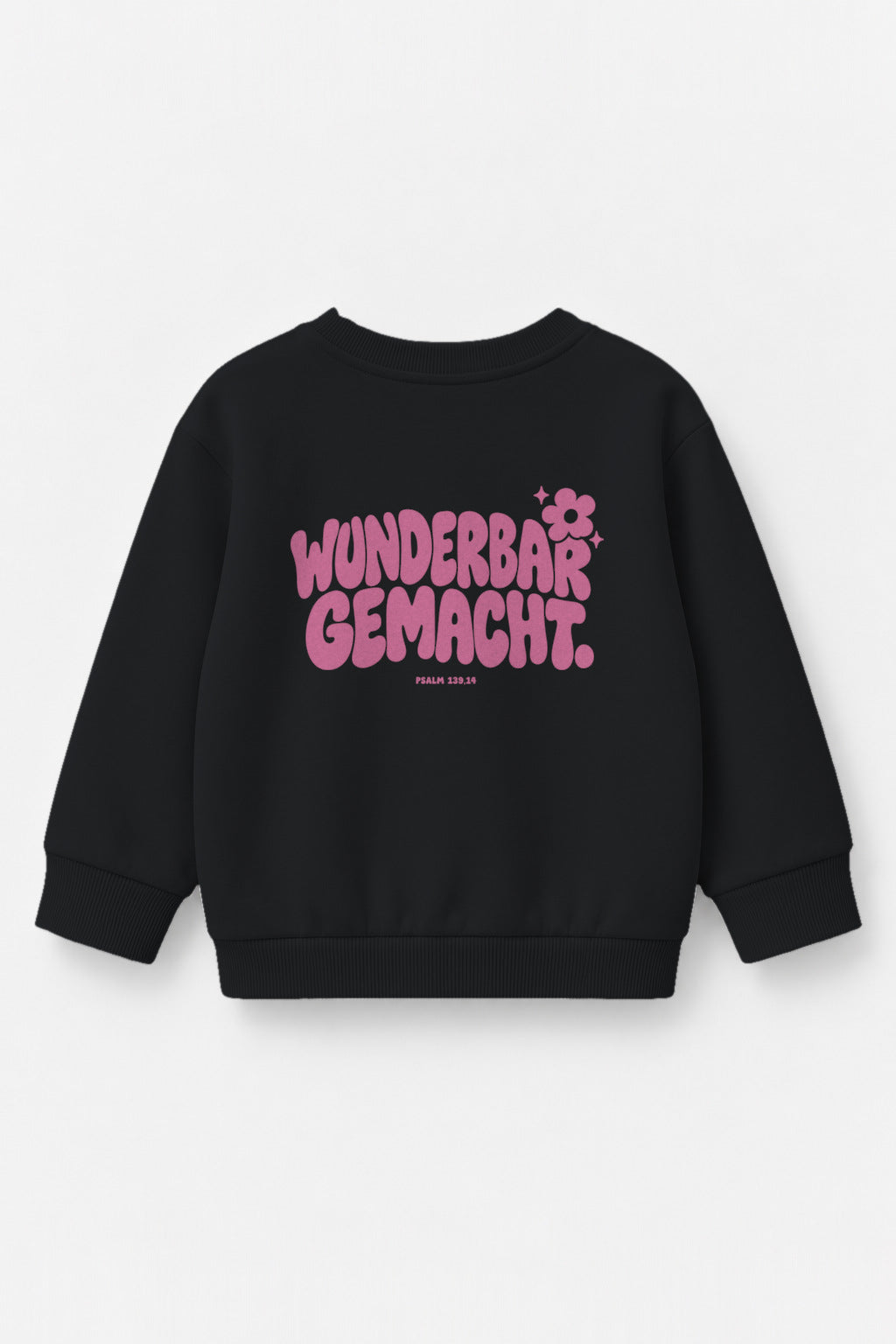 Wunderbar gemacht. Kinder-Sweater in Schwarz
